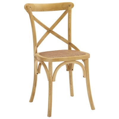 Dining Room Chairs Modway Furniture Gear Natural EEI-1541-NAT 848387053208 Dining Chairs Side Chair Natural 