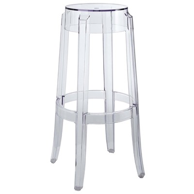 Bar Chairs and Stools Modway Furniture Casper Clear EEI-170-CLR 848387022945 Bar and Counter Stools Bar Counter 