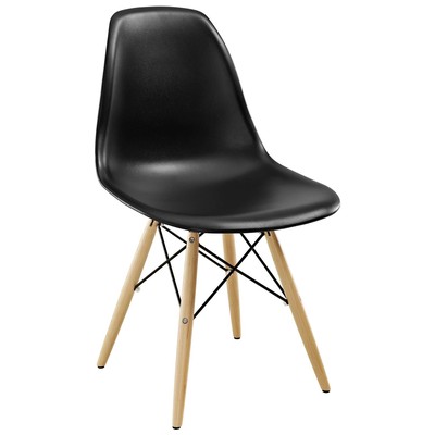 Modway Furniture Dining Room Chairs, Black,ebony, Side Chair, HARDWOOD,Wood,MDF,Plywood,Beech Wood,Bent Plywood,Brazilian Hardwoods, Black,DarkWood,Plywood, Dining Chairs, 848387023218, EEI-180-BLK