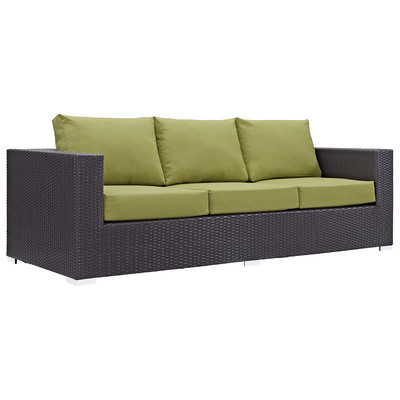 Modway Furniture Outdoor Sofas and Sectionals, Loveseat,Sectional,Sofa, Espresso, Complete Vanity Sets, Sofa Sectionals, 889654024811, EEI-1844-EXP-PER