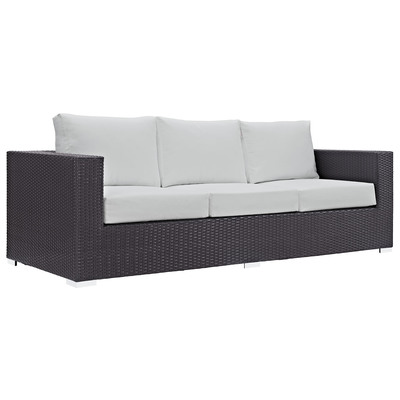 Modway Furniture Outdoor Sofas and Sectionals, White,snow, Loveseat,Sectional,Sofa, Espresso,White, Complete Vanity Sets, Sofa Sectionals, 889654024842, EEI-1844-EXP-WHI