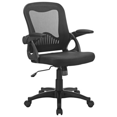 Office Chairs Modway Furniture Advance Black EEI-2155-BLK 889654041368 Office Chairs Blackebony Swivel Nylon Black Complete Vanity Sets 