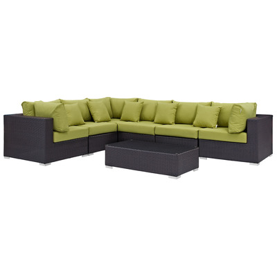 Modway Furniture Outdoor Sofas and Sectionals, Sectional,Sofa, Complete Vanity Sets, Sofa Sectionals, 889654045243, EEI-2168-EXP-PER-SET