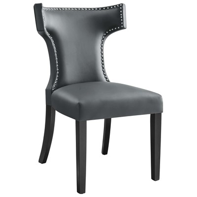 Modway Furniture Dining Room Chairs, Gray,Grey, Side Chair, HARDWOOD,LEATHER,Wood,MDF,Plywood,Beech Wood,Bent Plywood,Brazilian Hardwoods, Gray,Smoke,SMOKED,TaupeLeather,LeatheretteWood,Plywood, Dining Chairs, 889654