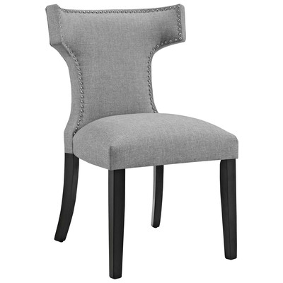 Modway Furniture Dining Room Chairs, Gray,Grey, Side Chair, HARDWOOD,Wood,MDF,Plywood,Beech Wood,Bent Plywood,Brazilian Hardwoods, Gray,Smoke,SMOKED,TaupePolyester,Wood,Plywood, Dining Chairs, 889654065463, EEI-2221-LGR