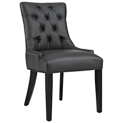Modway Furniture Dining Room Chairs, Black,ebony, Side Chair, HARDWOOD,Wood,MDF,Plywood,Beech Wood,Bent Plywood,Brazilian Hardwoods, Black,DarkVinyl,Wood,Plywood, Dining Chairs, 889654065500, EEI-2222-BLK