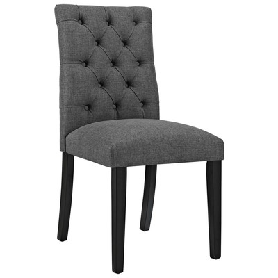 Dining Room Chairs Modway Furniture Duchess Gray EEI-2231-GRY 889654066125 Dining Chairs Gray Grey HARDWOOD Wood MDF Plywood Beec Gray Smoke SMOKED TaupeWood Pl 