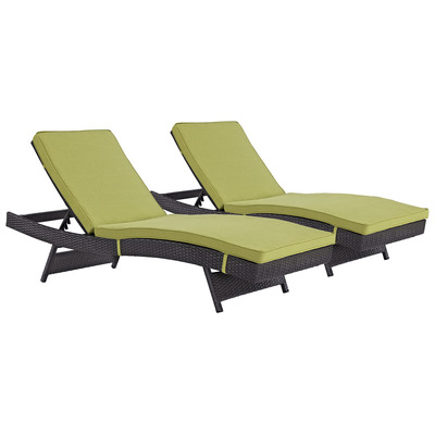 Modway Furniture Outdoor Lounge and Lounge Sets, Complete Vanity Sets, Daybeds and Lounges, 889654078319, EEI-2428-EXP-PER-SET