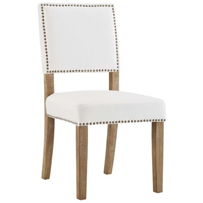 Dining Room Chairs Modway Furniture Oblige Ivory EEI-2547-IVO 889654099505 Dining Chairs Cream beige ivory sand nudeSil Side Chair White Wood HARDWOOD Velvet Wood MDF Plywo Natural Polyester SILVER Silve 
