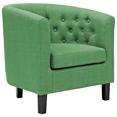 Chairs Modway Furniture Prospect Kelly Green EEI-2551-GRN 889654097518 Sofas and Armchairs Blue navy teal turquiose indig Lounge Chairs Lounge 