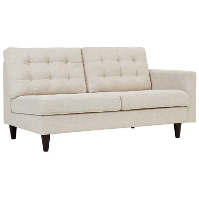 Modway Furniture Sofas and Loveseat, beige cream beige ivory sand nude, Loveseat,Love seatSofa, Sofa Set,setTufted,tufting, Sofa Sectionals, 889654110309, EEI-2595-BEI