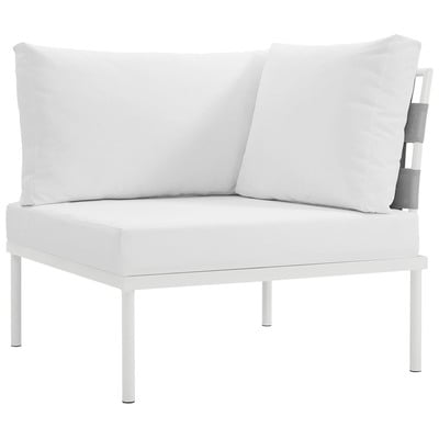 Outdoor Sofas and Sectionals Modway Furniture Harmony White White EEI-2601-WHI-WHI 889654094067 Sofa Sectionals White snow Loveseat Sectional Sofa White Complete Vanity Sets 