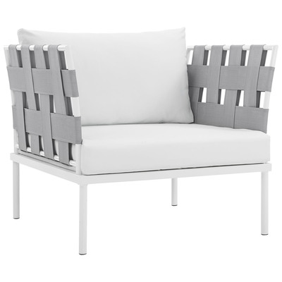 Chairs Modway Furniture Harmony White White EEI-2602-WHI-WHI 889654094104 Sofa Sectionals White snow Complete Vanity Sets 