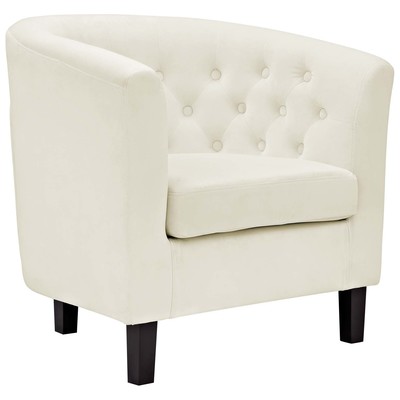 Modway Furniture Chairs, Cream,beige,ivory,sand,nude, Lounge Chairs,Lounge, Sofas and Armchairs, 889654098010, EEI-2613-IVO
