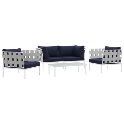 Modway Furniture Outdoor Sofas and Sectionals, blue, ,navy, ,teal, ,turquiose, ,indigo,aqua,Seafoam, green, , ,emerald, ,teal, White,snow, 
