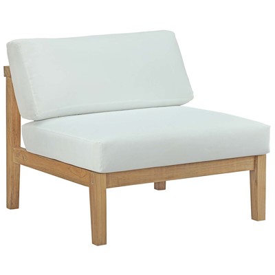 Outdoor Beds Modway Furniture Bayport Natural White EEI-2697-NAT-WHI 889654102403 Daybeds and Lounges White snow Natural White Natural WHITE Teak 