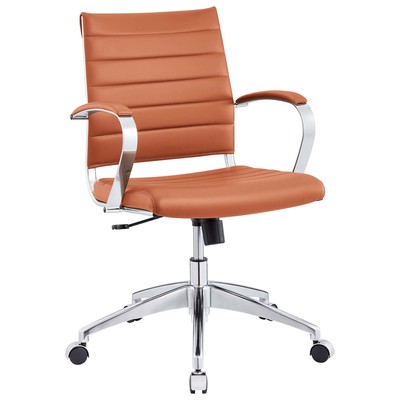 Office Chairs Modway Furniture Jive Terracotta EEI-273-TER 848387005771 Office Chairs Chrome Metal Steel Stainless S Metal Aluminum Chrome Stainles Complete Vanity Sets 