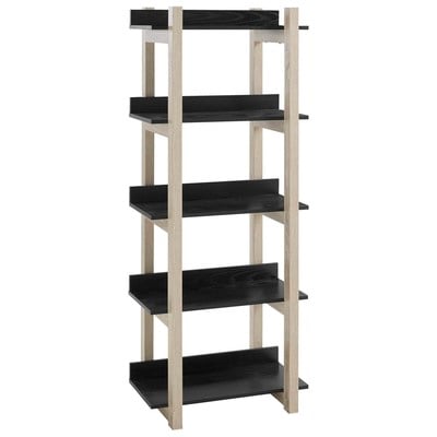 Modway Furniture Shelves and Bookcases, Blackebony, Bookcase,Bookshelf, Decor, 889654105657, EEI-2786-NAT-BLK