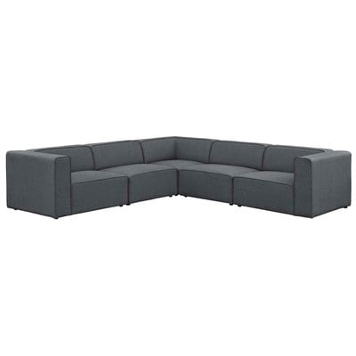 Modway Furniture Sofas and Loveseat, GrayGrey, Chaise,LoungeLoveseat,Love seatSectional,Sofa, Polyester, Contemporary,Contemporary/ModernModern,Nuevo,Whiteline,Contemporary/Modern,tov,bellini,rossetto, Sofa Set,set, So