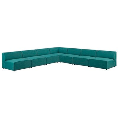Modway Furniture Sofas and Loveseat, blue, navy, teal, turquiose, indigo, goaqua, Seafoam, green, , emerald, teal, , Chaise,LoungeLoveseat,Love seatSectional,Sofa, Polyester, Contemporary,Contemporary/ModernModern