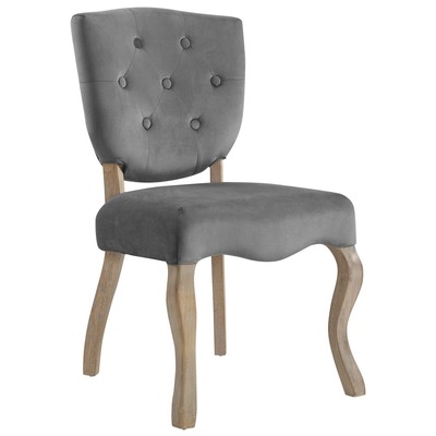 Modway Furniture Dining Room Chairs, Gray,Grey, Side Chair, HARDWOOD,Velvet,Wood,MDF,Plywood,Beech Wood,Bent Plywood,Brazilian Hardwoods, Gray,Smoke,SMOKED,TaupePolyester,Velvet,Wood,Plywood, Dining Chairs, 889654122982, EEI-2880-GRY