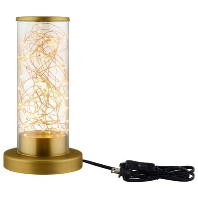 Modway Furniture Table Lamps, Contemporary,Contemporary/Modern,Modern,Modern, Contemporary,TABLE, Brass,Cork, Glass,Glass, Table Lamps, 889654119883, EEI-2931