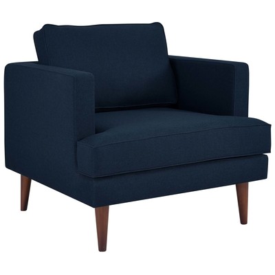 Chairs Modway Furniture Agile Blue EEI-3055-BLU 889654124023 Sofas and Armchairs Blue navy teal turquiose indig Lounge Chairs Lounge 