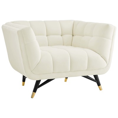 Chairs Modway Furniture Adept Ivory EEI-3060-IVO 889654127352 Sofas and Armchairs Black ebonyCream beige ivory s 