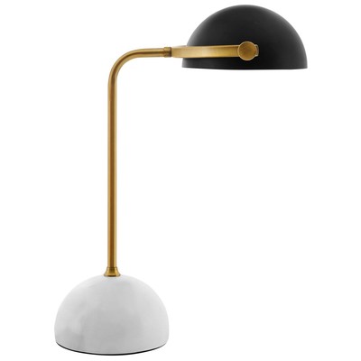 Modway Furniture Table Lamps, Black,ebonyWhite,snow, Desk, Modern,Modern, Contemporary,TABLE, Blown Glass, Crystal,Cement, Linen, Metal,Cork, Glass,Crystal,Fabric,Faux Alabaster Composite, Metal,Glass,Hand-for