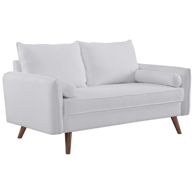 Sofas and Loveseat Modway Furniture Revive White EEI-3091-WHI 889654134572 Sofas and Armchairs Whitesnow Chaise LoungeLoveseat Love sea Sofa Set set 