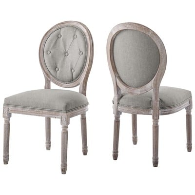 Dining Room Chairs Modway Furniture Arise Light Gray EEI-3105-LGR-SET 889654131199 Dining Chairs Gray Grey Side Chair HARDWOOD Wood MDF Plywood Beec Gray Smoke SMOKED TaupeWood Pl 