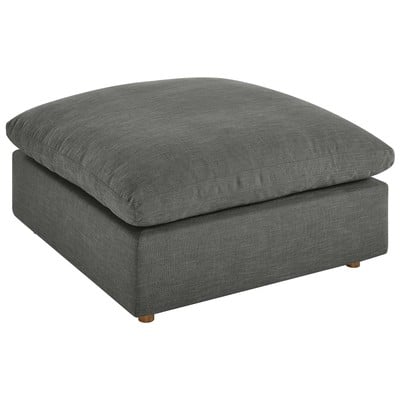 Ottomans and Benches Modway Furniture Commix Gray EEI-3318-GRY 889654146216 Sofas and Armchairs Gray Grey 