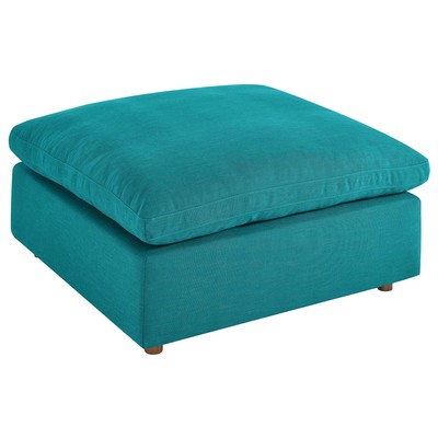 Ottomans and Benches Modway Furniture Commix Teal EEI-3318-TEA 889654146223 Sofas and Armchairs Blue navy teal turquiose indig 