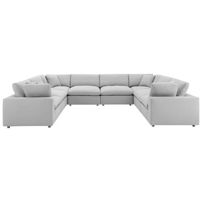 Sofas and Loveseat Modway Furniture Commix Light Gray EEI-3363-LGR 889654238782 Sofas and Armchairs Loveseat Love seatSectional So Cotton Linen Polyester Contemporary Contemporary/Mode Sofa Set set 
