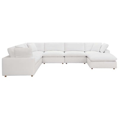Sofas and Loveseat Modway Furniture Commix Pure White EEI-3364-PUW 889654927242 Sofas and Armchairs Loveseat Love seatSectional So Cotton Linen Polyester Contemporary Contemporary/Mode Sofa Set set 