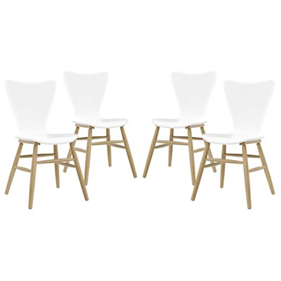 Modway Furniture Dining Room Chairs, White,snow, Natural,Painted ,White,Ivory, Dining Chairs, 889654149071, EEI-3380-WHI