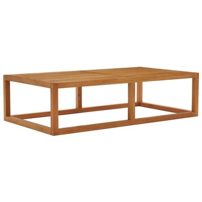 Modway Furniture Coffee Tables, Teak,Wood,Plywood,Hardwoods,MDF,MINDI VENEERS WITH POPLAT SOLLIDS OVER MDFCORES, Bar and Dining, 889654150206, EEI-3424-NAT,Low (under 14 in.)