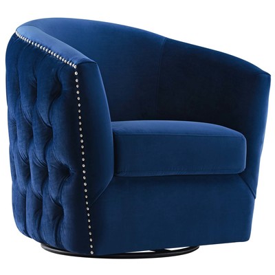 Chairs Modway Furniture Rogue Navy EEI-3434-NAV 889654149897 Sofas and Armchairs Blue navy teal turquiose indig Accent Chairs AccentLounge Cha 