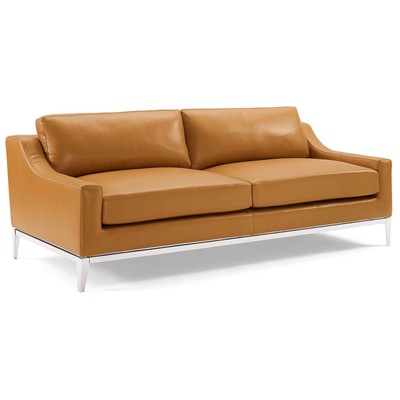 Modway Furniture Sofas and Loveseat, Loveseat,Love seatSofa, Cotton,Leather, Contemporary,Contemporary/ModernModern,Nuevo,Whiteline,Contemporary/Modern,tov,bellini,rossetto, Sofa Set,set, Sofas and Armchairs, 889654150350, EEI-3444-TAN