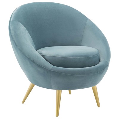 Modway Furniture Chairs, Blue,navy,teal,turquiose,indigo,aqua,SeafoamGold,Green,emerald,teal, Accent Chairs,AccentLounge Chairs,Lounge, Sofas and Armchairs, 889654150688, EEI-3461-LBU