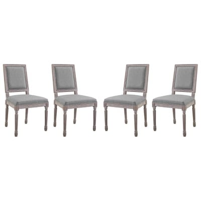 Dining Room Chairs Modway Furniture Court Light Gray EEI-3501-LGR 889654151722 Dining Chairs Gray Grey Side Chair HARDWOOD Wood MDF Plywood Beec Gray Smoke SMOKED TaupeWood Pl 