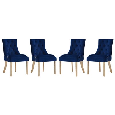 Dining Room Chairs Modway Furniture Pose Navy EEI-3505-NAV 889654152415 Dining Chairs Blue navy teal turquiose indig HARDWOOD Steel Metal IronVelve Blue Laguna Navy Rein Sea Teal 