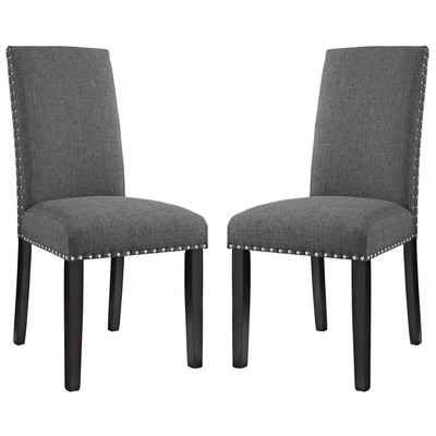 Dining Room Chairs Modway Furniture Parcel Gray EEI-3551-GRY 889654152538 Dining Chairs Gray Grey Side Chair HARDWOOD Wood MDF Plywood Beec Gray Smoke SMOKED TaupePolyest 