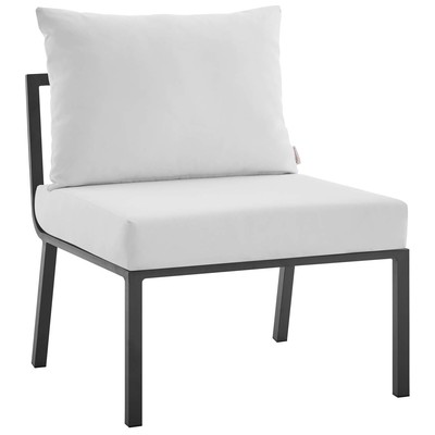Chairs Modway Furniture Riverside Gray White EEI-3567-SLA-WHI 889654153054 Bar and Dining Gray GreyWhite snow 
