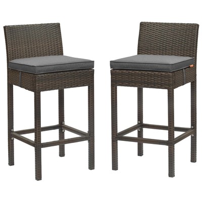 Modway Furniture Bar Chairs and Stools, brown, ,sable, 