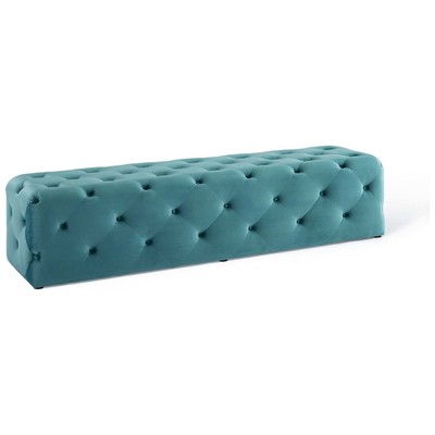 Modway Furniture Ottomans and Benches, Blue,navy,teal,turquiose,indigo,aqua,SeafoamGreen,emerald,teal, Benches and Stools, 889654157991, EEI-3772-SEA