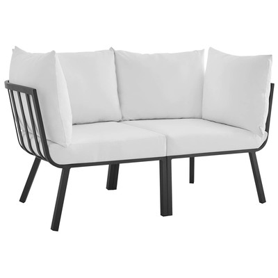 Modway Furniture Sofas and Loveseat, Loveseat,Love seatSectional,Sofa, Sofa Set,set, Sofa Sectionals, 889654996156, EEI-3781-SLA-WHI