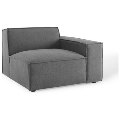Sofas and Loveseat Modway Furniture Restore Charcoal EEI-3870-CHA 889654160632 Sofas and Armchairs Chaise LoungeLoveseat Love sea Polyester Sofa Set set 