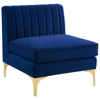 Chairs Modway Furniture Triumph Navy EEI-3984-NAV 889654168522 Sofas and Armchairs Blue navy teal turquiose indig Lounge Chairs Lounge 