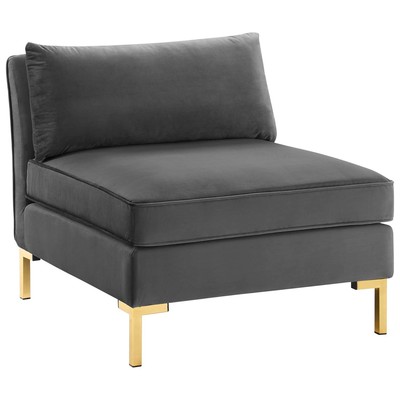 Modway Furniture Chairs, Gold,Gray,Grey, Lounge Chairs,Lounge, Sofas and Armchairs, 889654168577, EEI-3986-GRY